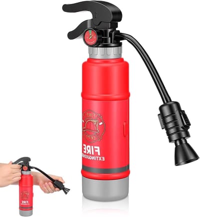 Strandwater-brandblusser voor kinderen - Speelgoed brandweerman met waterfun, brandspeelgoed en waterspatten voor een brandweerfeest