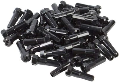 Spaaknippels - Fietsonderdelen - Fietsreparatie - Speciale opname - 40 stuks - Zwart