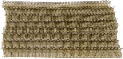 Binderspiralen Pack - Metaaldraad Spiraal - Documenten Binden - Duurzaam Nylon Coating - 100 Vellen Capaciteit - Licht Goud