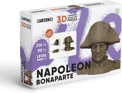 CARTONIC- Napoleon - 3D puzzel- Speelgoed - DIY- Creatief - Karton - Voor kinderen en volwassenen