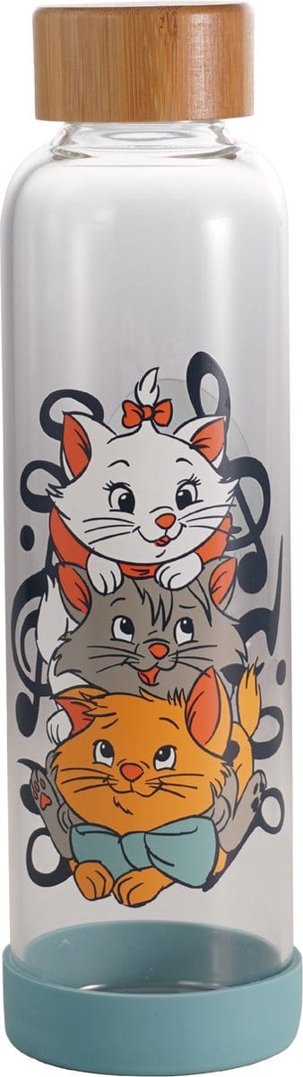 Disney - De Aristokatten glazen waterfles 500ml