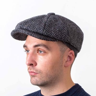 The Scholar 100% Kerry Woolen Mills Tweed Grijs | Hatman of Ireland maat Small (56cm)