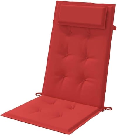 Stoelkussens Hoge Rug - Set van 2 - Buiten Zitten - Waterafstotend Oxford - 120x50 cm - Groen