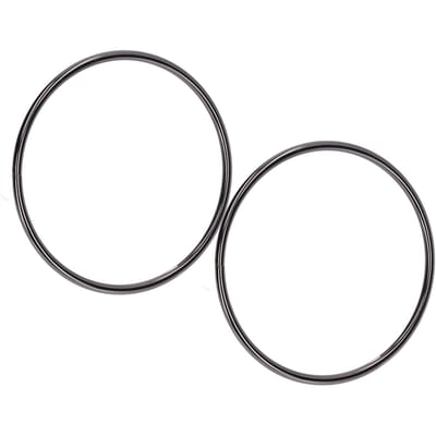 2PCS Poignées de Sac à Main Accessoires DIY Fabrication Fine Forme Ronde Haute Dureté Poignées de Sac Gris gray