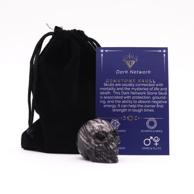 Ancient Wisdom - Hanger - Edelsteen schedel rozenkwarts 40x30x28mm - talisman - sieraden - cadeau - liefde - harmonie - energie