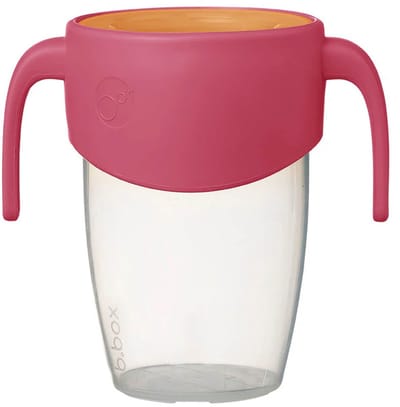 b.box 360-Beker | Peuterbeker en Trainingsbeker met Siliconen Drinkrand | Morsbestendig Vergrendelingsmechanisme voor Onderweg | Vaatwasserbestendig | 250 ml