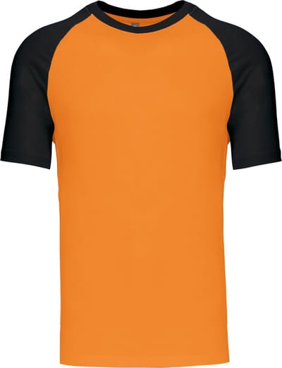 Kariban Baseball - Tweekleurig t-shirt K330 - Orange / Black - M