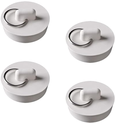 Dailygoods- Badstopper - Rubber - Universele Afvoerstop - Gootsteenstop - Afdichting - 25-28 mm - Slijtvast Materiaal