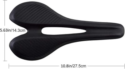 Lichtgewicht 3K Carbon Fietszadel voor Racefiets en Mountainbike
