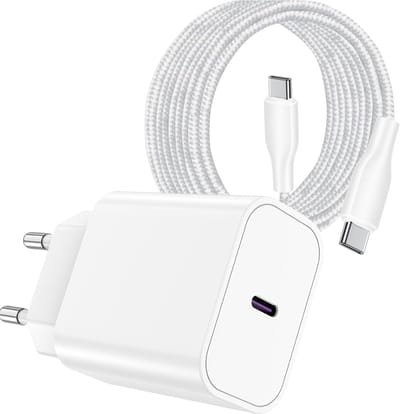 Snellader - Power Delivery 3.0 - USB C Oplader - USB C Kabel naar USB C kabel - 3 Meter