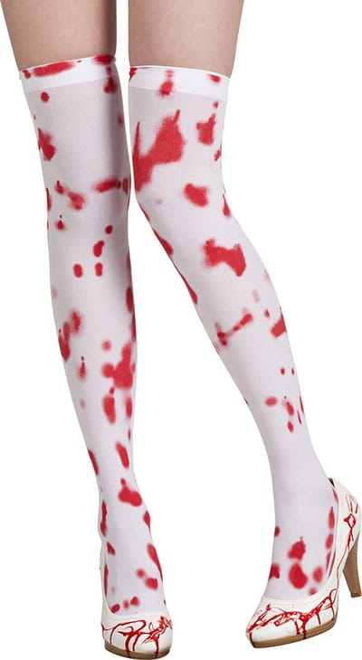 Boland - Paar kousen Bloody - Volwassenen - Vrouwen - Monster - Halloween en Horror
