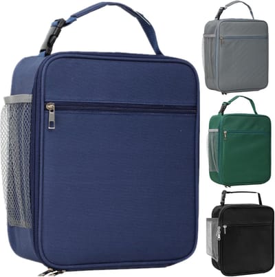 Lunchtas, schattige kartonnen ge茂soleerde lunchbox, herbruikbare lunchtassen waterdichte lunchtas, opvouwbare lunchtas voor vrouwen, mannen, kinderen en studenten, reizen, picknickschool