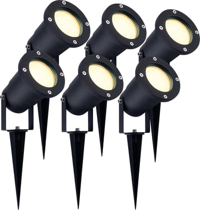 Ledvion - 6X LED Prikspots - IP65 - 5W - 2700K - 1M