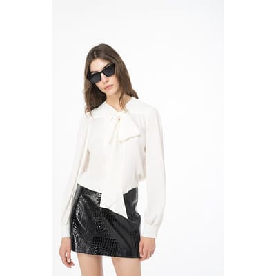 PINKO Goshu Skirt Black Größe: 38 | Lederröcke Outlet | Damen | Schwarz