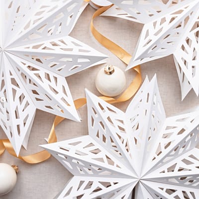 Witte Ster - 50 CM