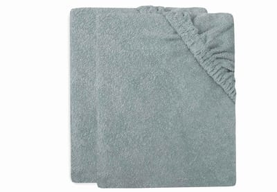 Jollein Aankleedkussenhoes Badstof 75x85cm Sea green (2pack)