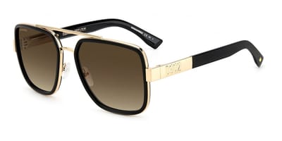 Dsquared2 D2 0060/S Gold black 2 58/19/140 MAN Zonnebrillen