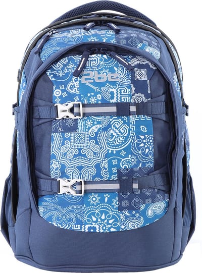 2be Ergonomisch Schoolrugzak met 15 inch laptopvak - Koningsblauw - Koningsblauw