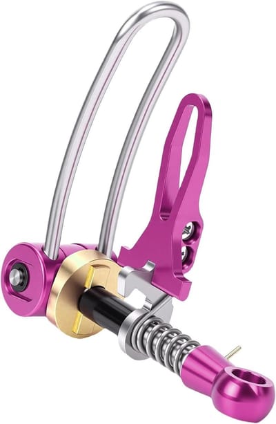 Zadelpenklem Vouwfiets - Zitbuisklem Fiets - Fietsreparatie - Snelle Installatie - 318 mm - Paars