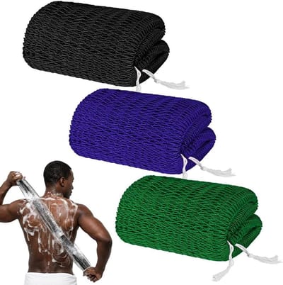 Afrikaans Exfoliërend Net Spons, Loofah Scrubber voor Diepe Reiniging, Bad- en Douche Spons voor Dode Huidverwijdering en Verfrissing