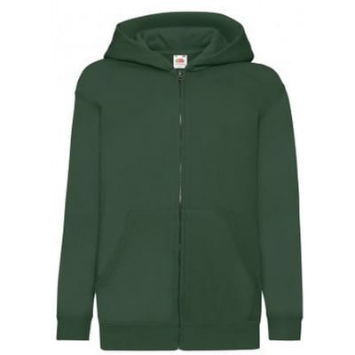 Fruit of the Loom Kinderen/Kinderkapjes Sweatshirt (Fles groen)