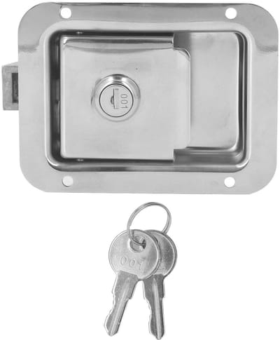 Dailygoods - Reizen Trailer Lock - Roestvrij Stalen Inbouwslot voor RV Deuren
