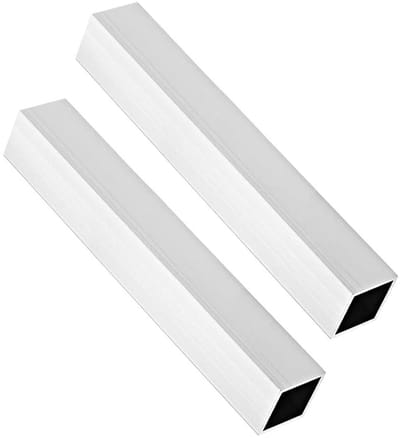 Dailygoods- Aluminium Buis 6063 - 30mm x 30mm x 1.2mm Wanddikte - 200mm Lengte - Naadloze Rechte Buis - Duurzaam - Perfect voor Bouwprojecten - Vierkante Buis