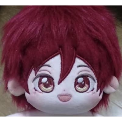 Gevuld 20cm Zwemclub Rin Matsuoka Cosplay Cartoon Pluche Pop Met Skelet Pop Aankleed Speelgoed Voor Kinderen Verjaardagscadeau With skeleton brown