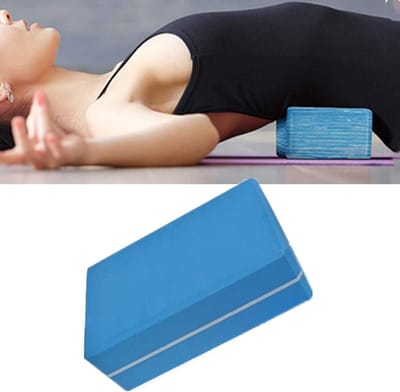 Yoga Blokken Set - Pilates Blokken - Oefening Ondersteuning - Lichtgewicht EVA Materiaal - 1 Stuk - Donkerblauw
