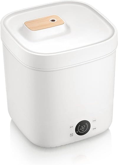 Luchtbevochtiger - Mistmaker Ultrasoon - Luchtkwaliteit Verbeteren - Automatische Uitschakeling - 4L Reservoir - Wit