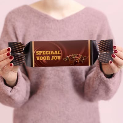 Mega Chokotoff met tekst "Speciaal voor Jou" - 250 gram Côte d'Or Chokotoff chocolade snoepjes met boodschap