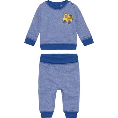 lupilu Baby joggingpak (50/56, Blauw/grijs)