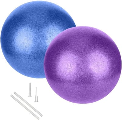 Kleine Pilatesbal van 25 cm voor fitness, yoga, gymnastiek en fysiotherapie thuis, ideaal voor zwangere vrouwen en meisjes