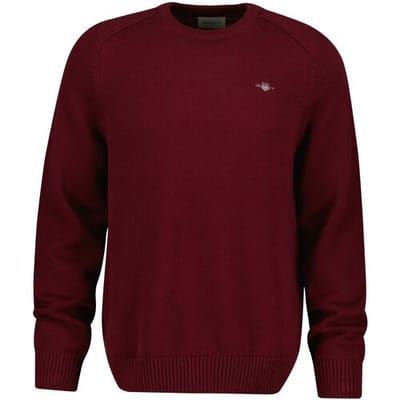 Gant Trui Casual Cotton Crew Neck Plumped Red / male