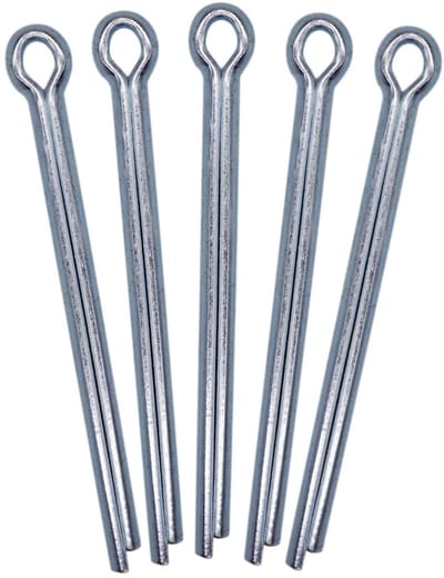 Splitpennen - Borgpennen - Bevestigen van onderdelen - Verzinkt staal DIN 94 - 8 x 100 mm - Metaal