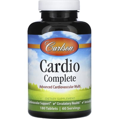 Cardio Complete, Geavanceerde Cardiovasculaire Multivitamine, 180 Tabletten
