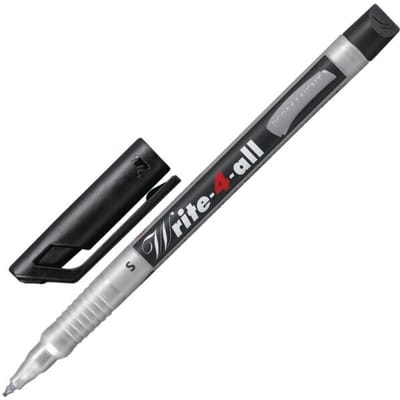 STABILO Write-4-All - Permanent Marker - Superfine 0,4 mm - Zwart - per stuk