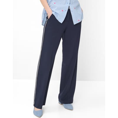 Brax Dames Palazzo-broek  Style MAINE NAVY, donkerblauw, maat 40K