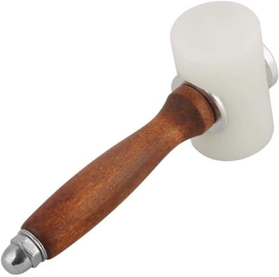 MK Stoer - Leren handwerkgereedschap hamer - Ambachtelijk - Professioneel - DIY - Projecten - Geschikt voor leerbewerking - Leren gereedschap.