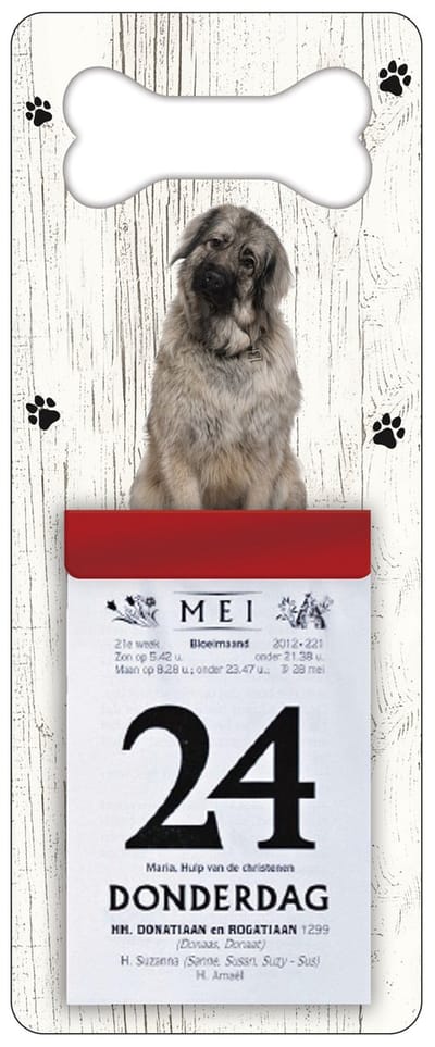 Scheurkalender 2027 Hond: Serplanac (Joegoslavische herder)