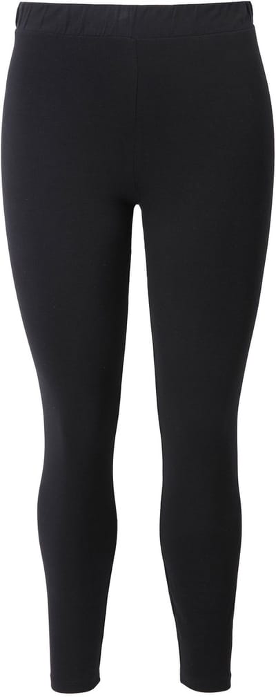 Studio Untold - Dames - legging smal gesneden high waist elastische band jersey - Zwart - Maat 42+