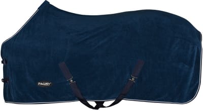 Pagony Quick Dry Zweetdeken - Paardendeken - Maat: 175 - Donkerblauw - Polyamide
