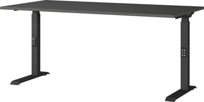 Bureau Galileo Grafiet - 160x80cm - Hoogte 91 cm - In hoogte verstelbaar