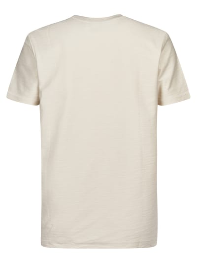 Petrol Industries - Heren Jersey T-shirt Cráter - Wit - Maat XXL