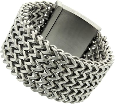 Bukovsky - Geborstelde Stalen Heren Armband - "Excellent XL" - 19 cm - Brush - Mat - Rvs - 316L Stainless Steel