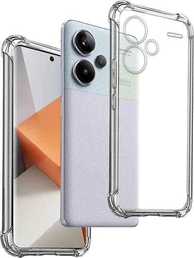 Hoesje geschikt voor Xiaomi Redmi Note 13 Pro Plus - Techsuit Shockproof Silicone Back Cover - Transparant