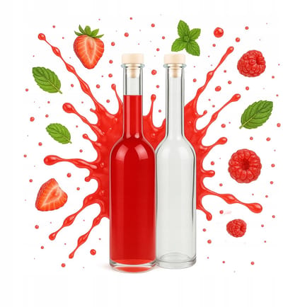 Bimberek Fenice Serie - Glazen Flesje - 100 ml - Synthetische Kurk - Doorzichtig