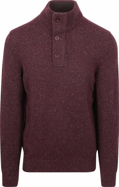 State Of Art Mocker Trui Melange Bordeaux - Maat XL - Heren - Pullovers
