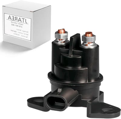 Starter Relais - Start Solenoïde - Watersport Motor Starten - Robuust en Praktisch - 278-001-802 - Zwart