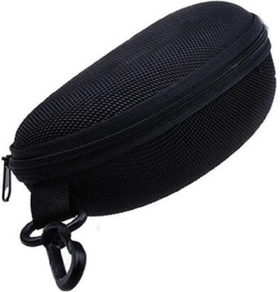 Brillenkoker Hardcase | Brillen Etui | Zonnebril Koker | Grote Brillen Koker | EVA Brillendoos | Brillen Opbergdoos | Brillenhouder | Reisetui Bril | Ritssluiting | Met Karabijnhaak | Zwart